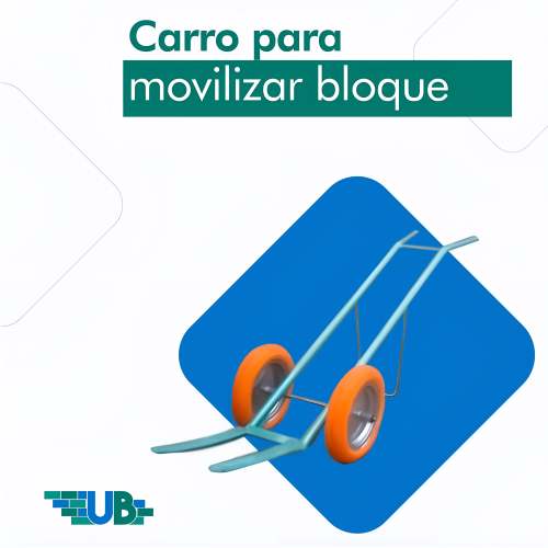 CARRO PARA MOVILIZAR BLOQUES