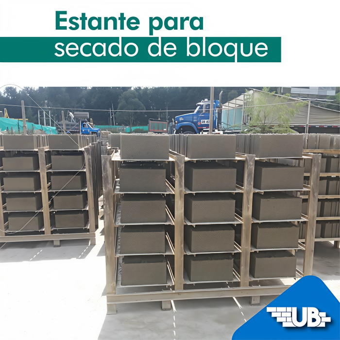 ESTANTE PARA SECADO DE BLOQUE